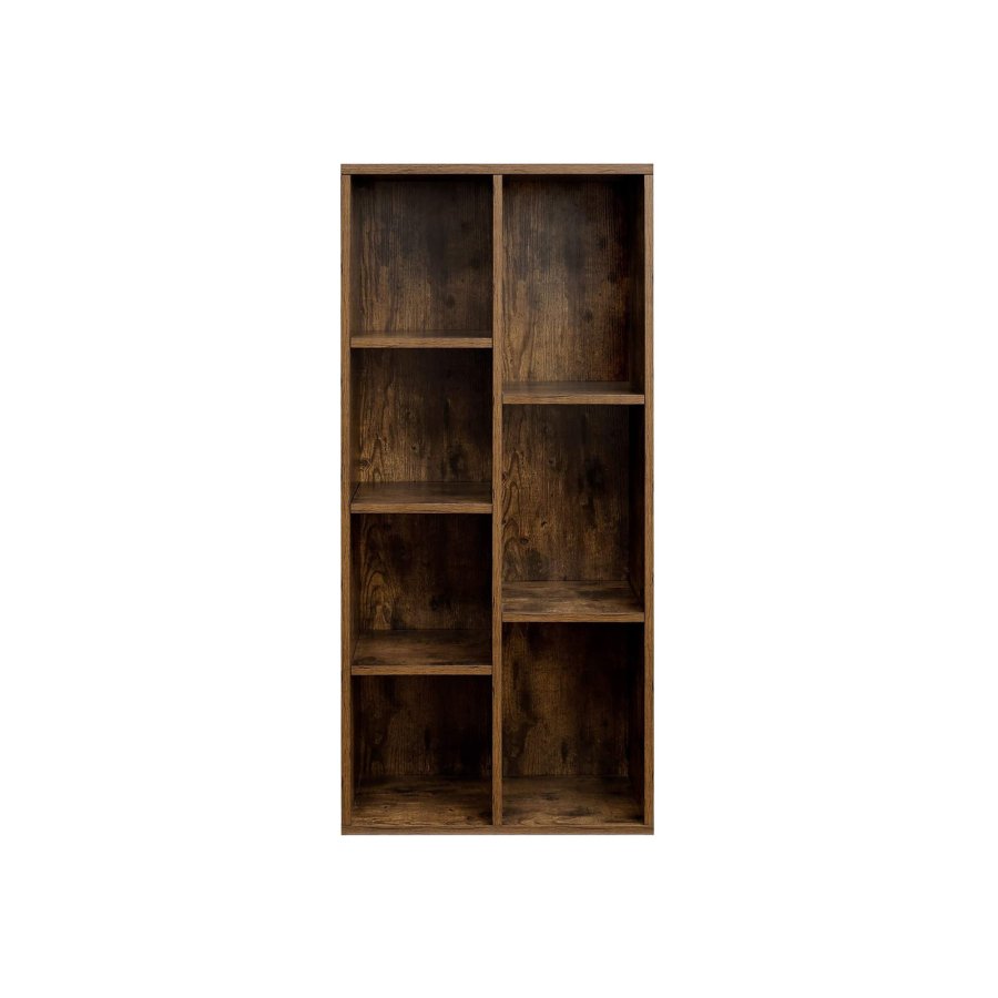 VASAGLE LBC27BX bogreol, m. 5 hylder - rustik brun sp�nplade (H:106)