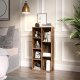 VASAGLE LBC27BX bogreol, m. 5 hylder - rustik brun sp�nplade (H:106)