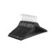 SONGMICS CRW02B-20 t�jb�jler, m. skulderhak, buksestang, 360� drejelig krog, skridsikker - s�lv forkromet metal og sort ahorntr� (s�t med 20)