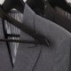 SONGMICS CRW02B-20 t�jb�jler, m. skulderhak, buksestang, 360� drejelig krog, skridsikker - s�lv forkromet metal og sort ahorntr� (s�t med 20)