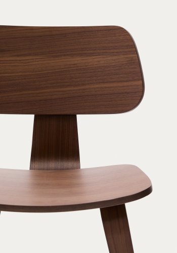 KAVE HOME Gena spisestuestol - brun valnttfiner