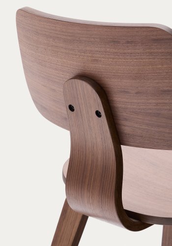 KAVE HOME Gena spisestuestol - brun valnttfiner