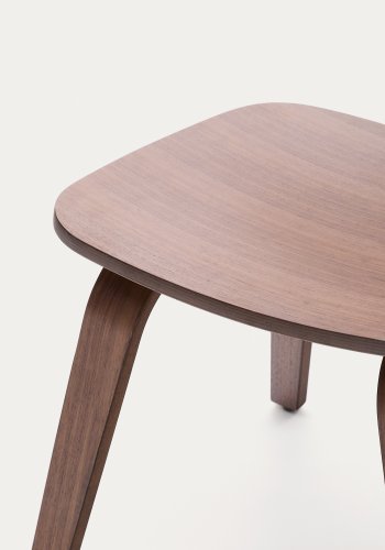 KAVE HOME Gena spisestuestol - brun valnttfiner