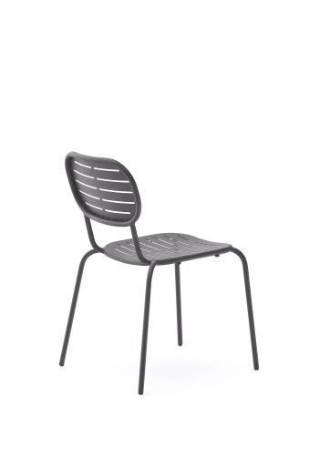 KAVE HOME Stabelbar utestol Brai i mrkegrtt galvanisert stl