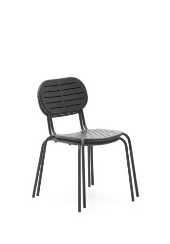 KAVE HOME Stabelbar utestol Brai i mrkegrtt galvanisert stl