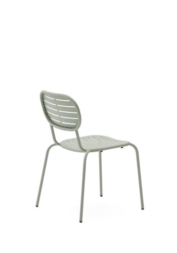 KAVE HOME Brai stabelbar utestol i turkis galvanisert stl