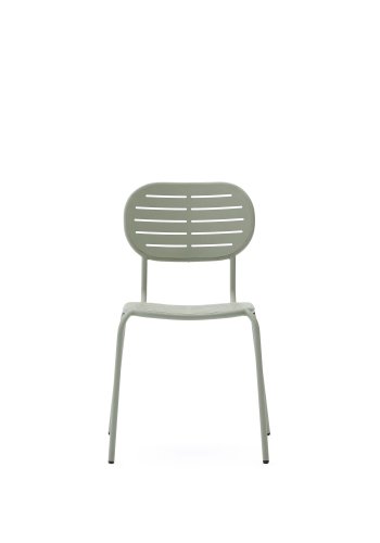 KAVE HOME Brai stabelbar utestol i turkis galvanisert stl