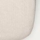 KAVE HOME Osla chaiselong - beige chenille og b�rstet rustfrit st�l (175x71,5)