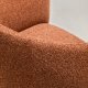 KAVE HOME Bosca spisebordsstol, m. arml�n - terracotta chenille stof