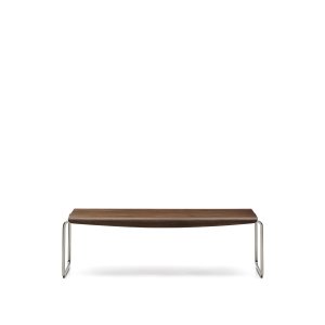 KAVE HOME Tarsel b�nk, rektangul�r - valn�ddefiner og b�rstet rustfrit st�l (142,5x45,5)