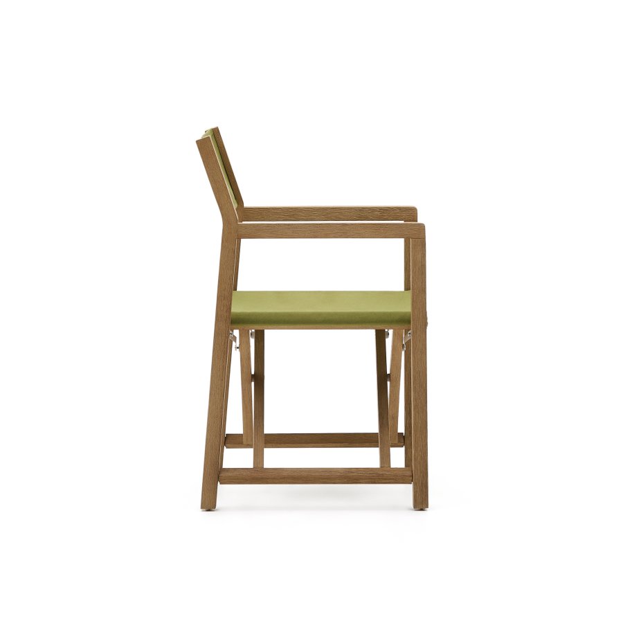 KAVE HOME Vilara grnn utendrs klappstol laget av FSC 100 % heltre akasie