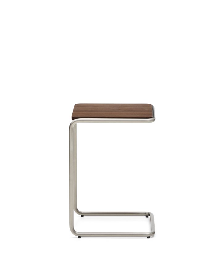 KAVE HOME Tarsel sidebord, rektangul�r - valn�ddefiner og b�rstet rustfrit st�l (42x60)