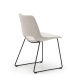 KAVE HOME Zahara spisestuestol - beige stoff og sort stl