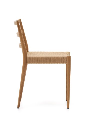 KAVE HOME Analy spisestuestol - tau og naturlig eik