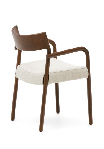 KAVE HOME Falconera stol med avtakbart trekk i heltre eik med valnttfinish FSC Mix Credit