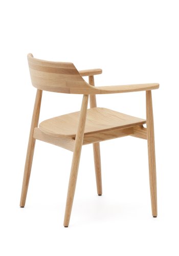 KAVE HOME Fondes stol i heltre eik med naturlig finish FSC Mix Credit
