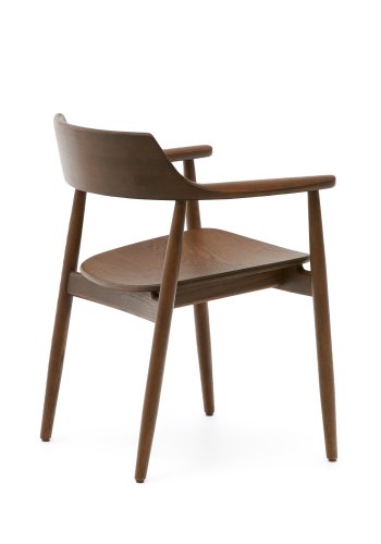 KAVE HOME Fondes stol i heltre eik med valnttfinish FSC Mix Credit