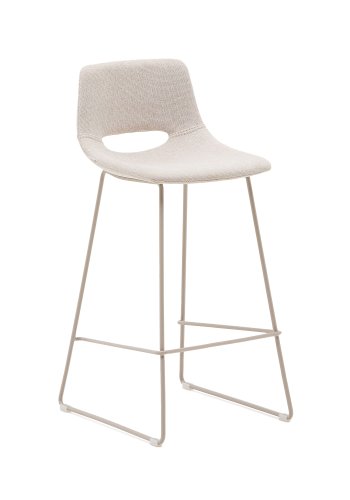 KAVE HOME Zahara beige krakk med stl i beige utfrelse, hyde 76 cm