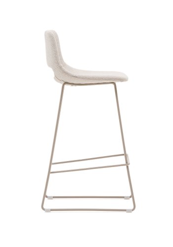 KAVE HOME Zahara beige krakk med stl i beige utfrelse, hyde 76 cm