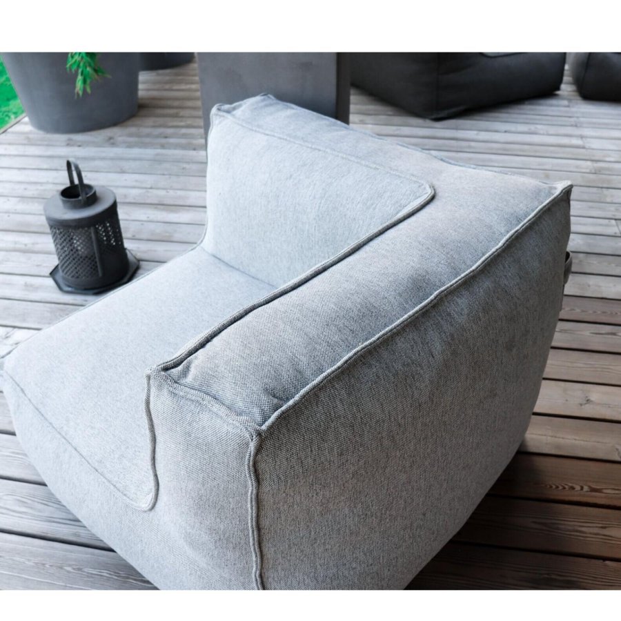 TROISPOMMESHOME Hjrnemodul - lysegrtt stoff