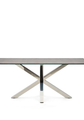 KAVE HOME Argo bord 180x100, beiset stl Porselen Jernmose