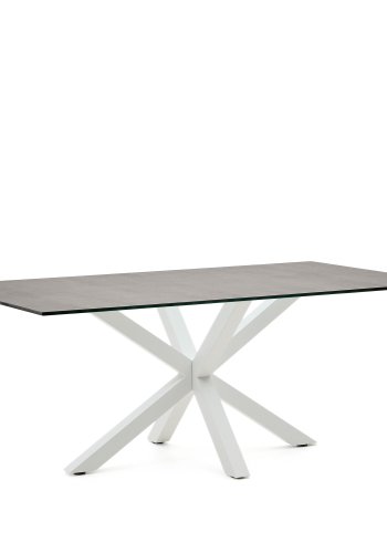 KAVE HOME Argo bord 200x100, porselen jernmose