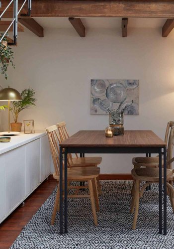 KAVE HOME Silea spisestuestol - naturrotting og alm