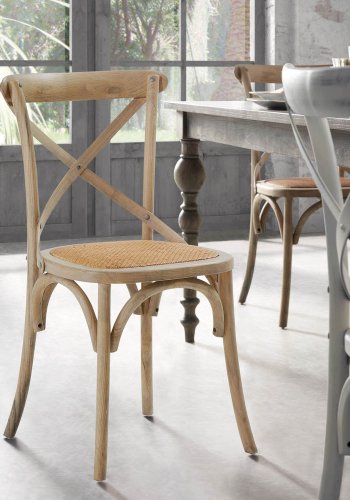 KAVE HOME Silea spisestuestol - naturrotting og alm