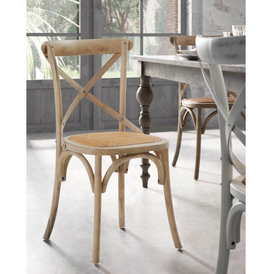 KAVE HOME Silea spisestuestol - naturrotting og alm