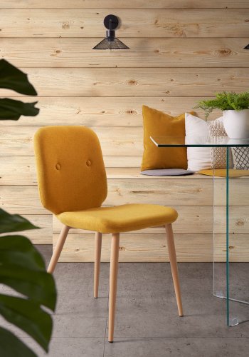 KAVE HOME Burano spisebord - klart glass (180x90)