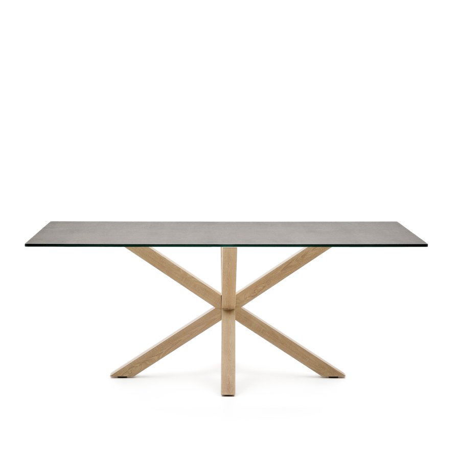 KAVE HOME Argo bord 200x100, hyteknologisk porselen jernmose