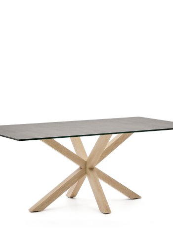 KAVE HOME Argo bord 200x100, hyteknologisk porselen jernmose