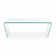 KAVE HOME Burano salongbord, rektangulrt - klart glass (120x60)