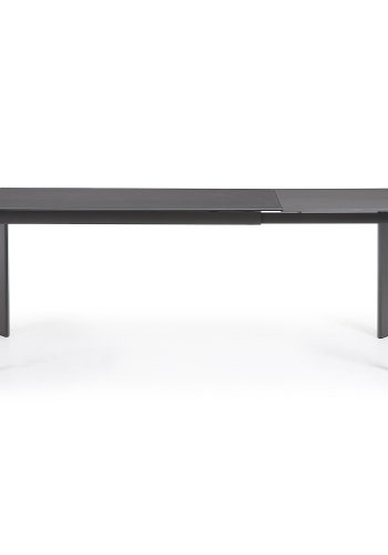 KAVE HOME Axis spisebord, med butterfly bordplate - grtt porselen og mrk grtt stl (140(200)x90)