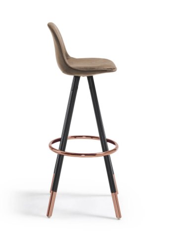 KAVE HOME Brun barkrakk med lameller, hyde 75 cm