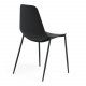 KAVE HOME Wassu spisestol - svart plast og metall