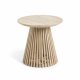 KAVE HOME rundt Irune sidebord - naturlig teak (50)