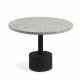 KAVE HOME rund Melano sidebord - gr terrazzo og metal (55)