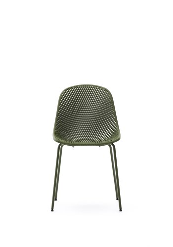 KAVE HOME Quinby utestol med grnne stlben