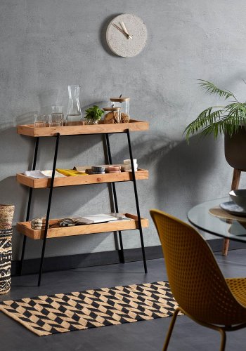 KAVE HOME Quinby spisestol - gul plast og metal