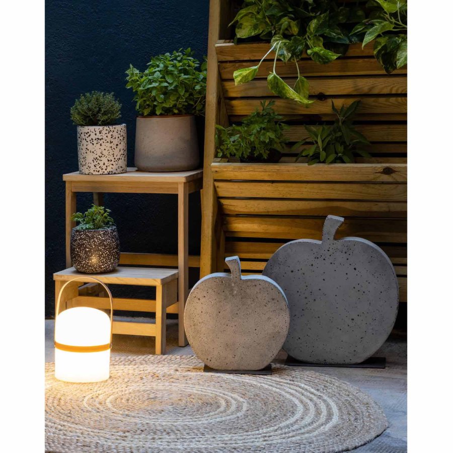 KAVE HOME rektangulr Nell fotskammel med trinn - naturlig bjrketre