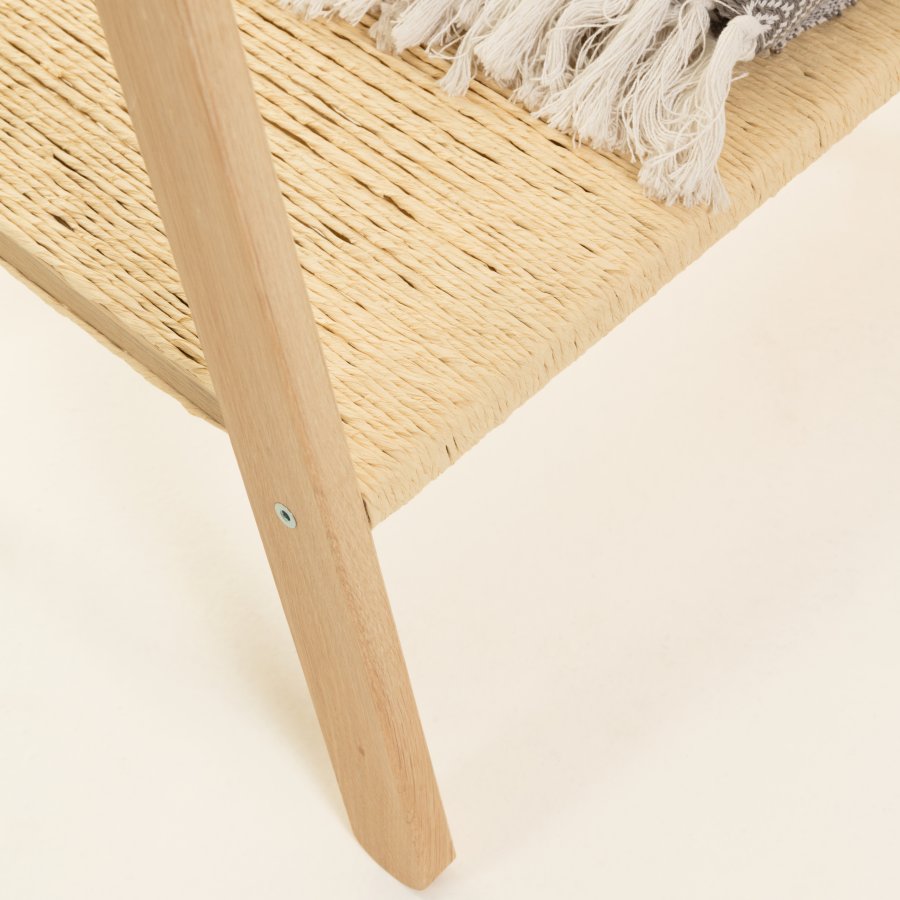 KAVE HOME Natane klesstang i eik og rotting, 95 x 152 cm