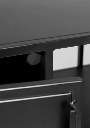 KAVE HOME Shantay TV-bord, m. 1 dr og 1 skuff - sort stl (150xx 50) 