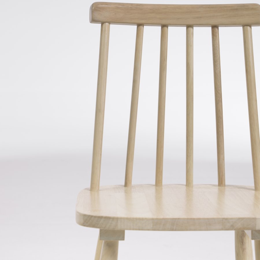 KAVE HOME Tressia brnestol - natur gummitr