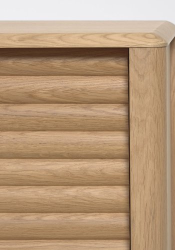 KAVE HOME Lenon skjenk m. 3 drer og 3 skuffer - naturlig eik (200x45)