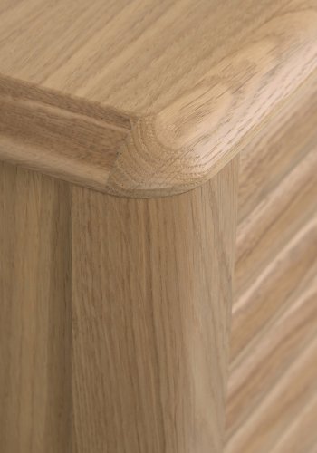 KAVE HOME Lenon skjenk m. 2 drer og 3 skuffer - naturlig eik (152x45)