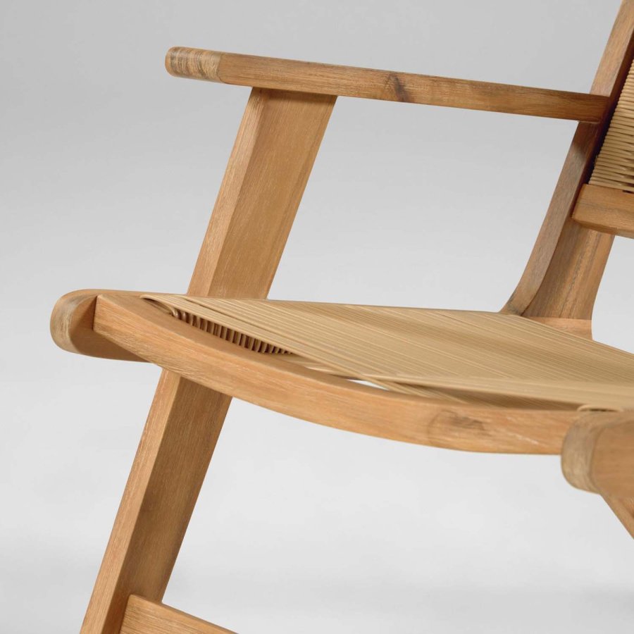 KAVE HOME Geralda lenestol - naturlig akasietre