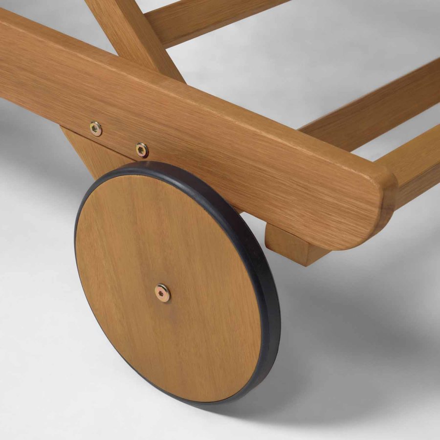 KAVE HOME Beila fluktstol - naturlig eukalyptustre