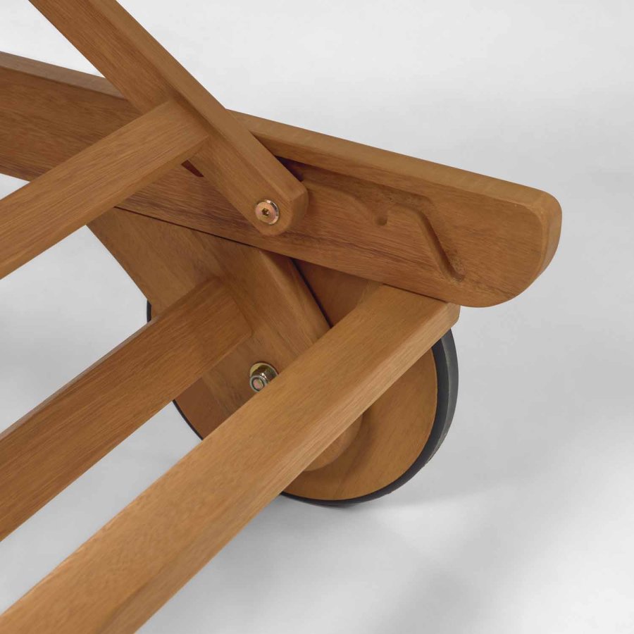 KAVE HOME Beila fluktstol - naturlig eukalyptustre