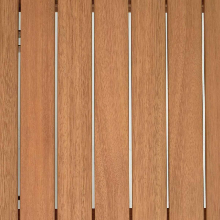 KAVE HOME Hanzel hagebord, med uttrekk - naturlig eukalyptustre (183(240)x100)